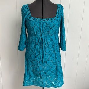 Teal Laundry swim coverup
